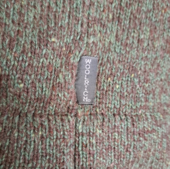 ✨️HP✨️WOOLRICH • Vintage • 4-Button Cardigan • Wool Blend • Large • EUC - Picture 3 of 9